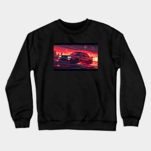 Vector Art Saab Crewneck Sweatshirt